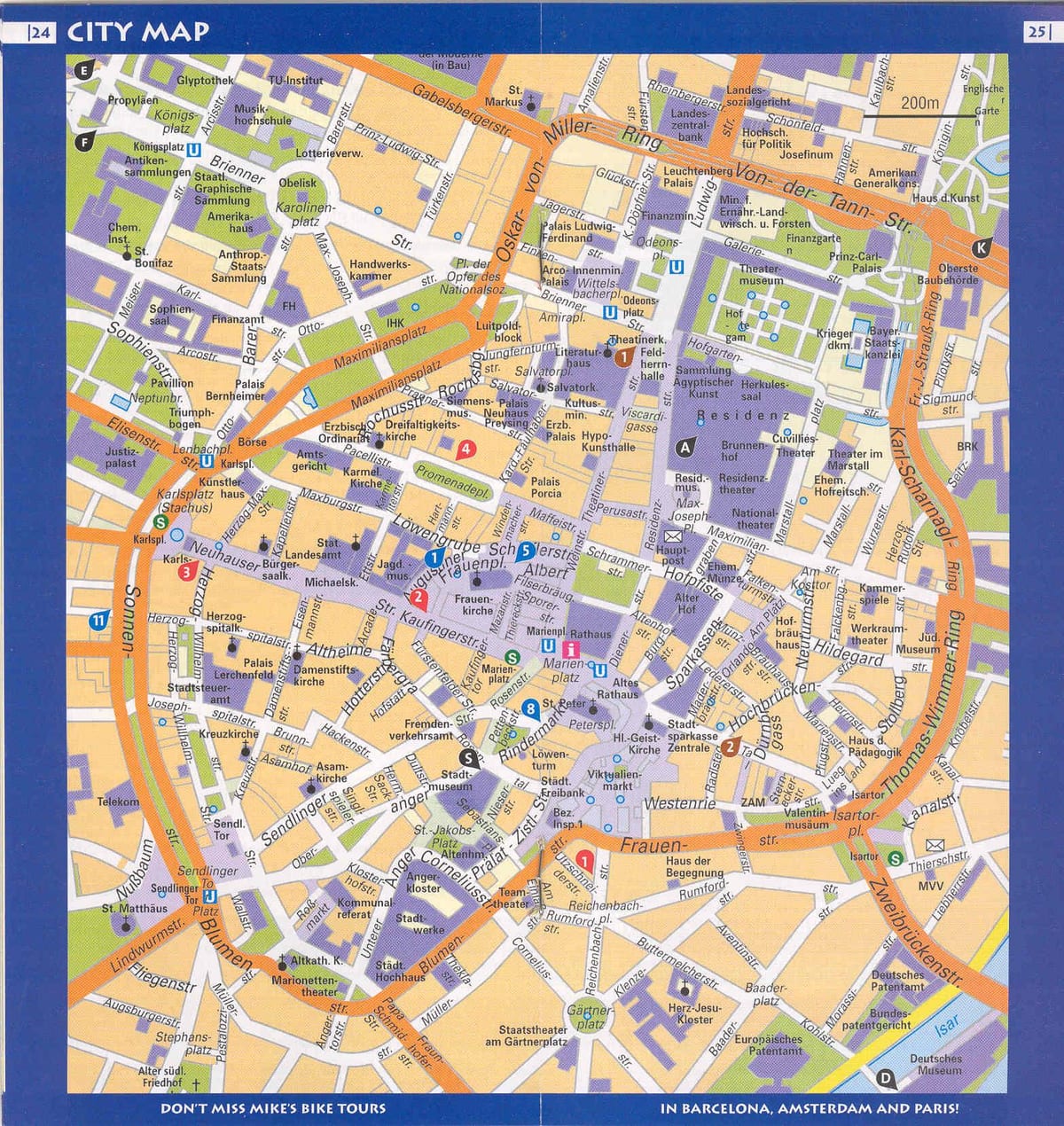 نقشہ میونخ کے مرکز