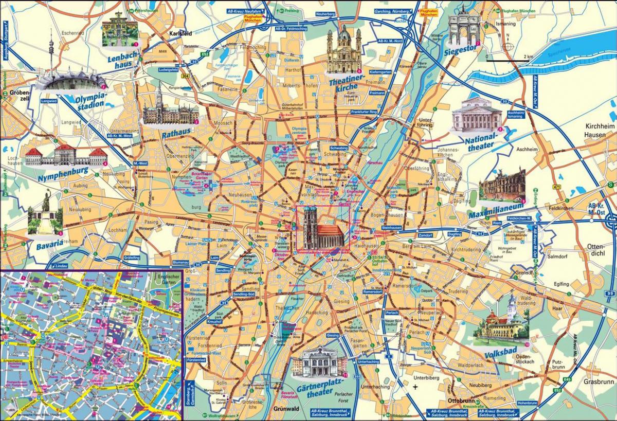 میونخ آف لائن نقشہ