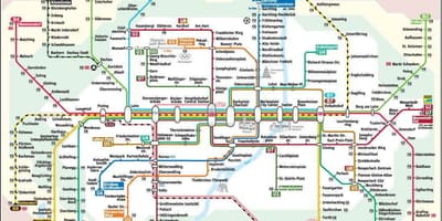 میٹرو کا نقشہ میونخ
