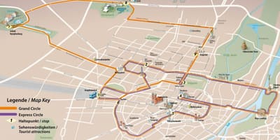 مرکزی بس اسٹیشن میونخ کا نقشہ