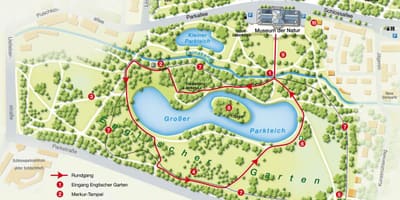 نقشہ کے englischer garten