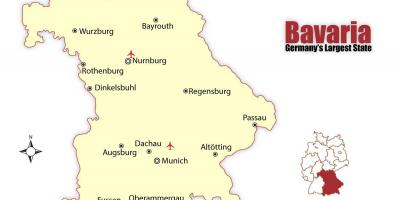 میونخ جرمنی کا نقشہ