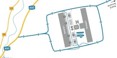 میونخ ہوائی اڈے کار کرایہ پر لینا نقشہ