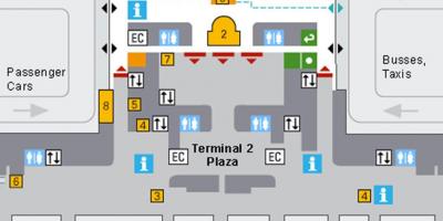 نقشہ کے میونخ ہوائی اڈے کی آمد