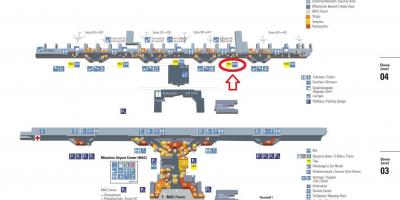 نقشہ میونخ کے ہوائی اڈے کے ٹرمینل 1